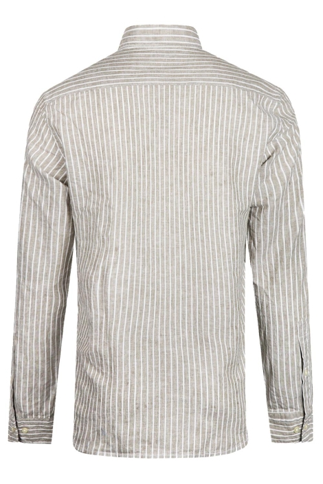 McGregor cotton linen stripe shirt